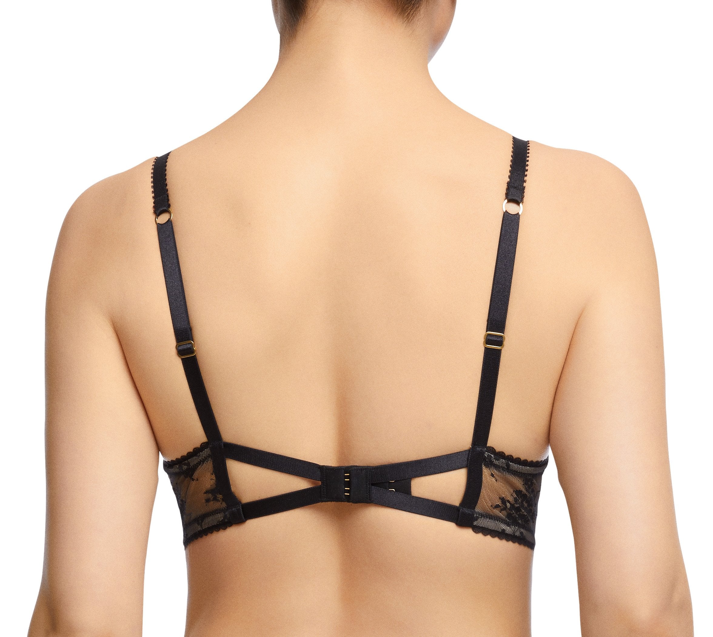 Coquette Underwire Bra - Black - Image 2