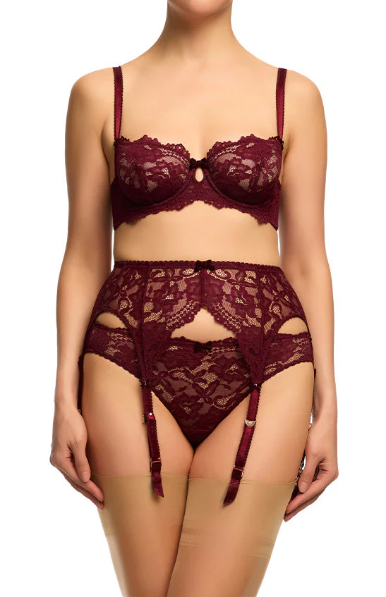 Cora G-String - Bordeaux - Image 3