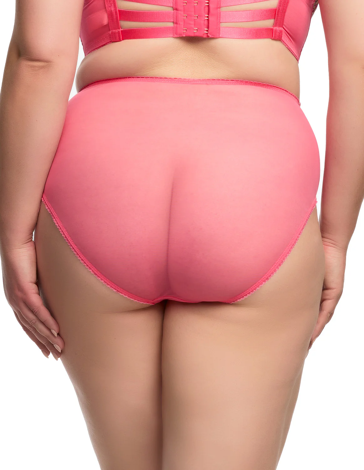 Evelina Hi Cut Brief - Blood Orange - Image 2