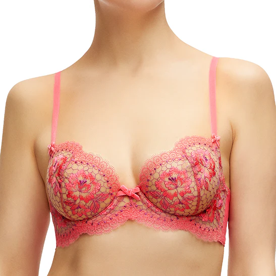 Evelina Underwire Bra - Blood Orange