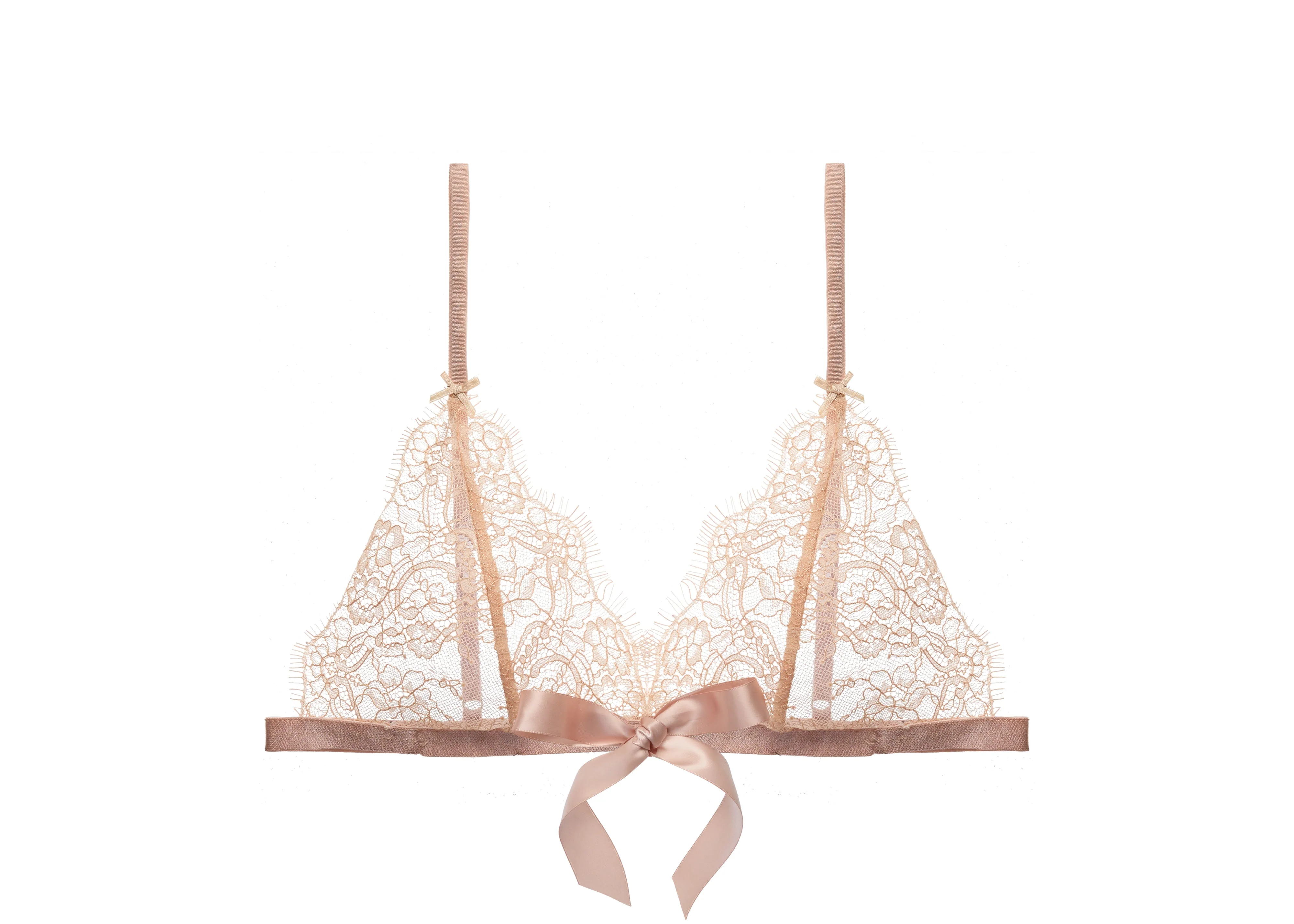 Fantacist Bralette Tie Front - Vintage Peach - Image 4