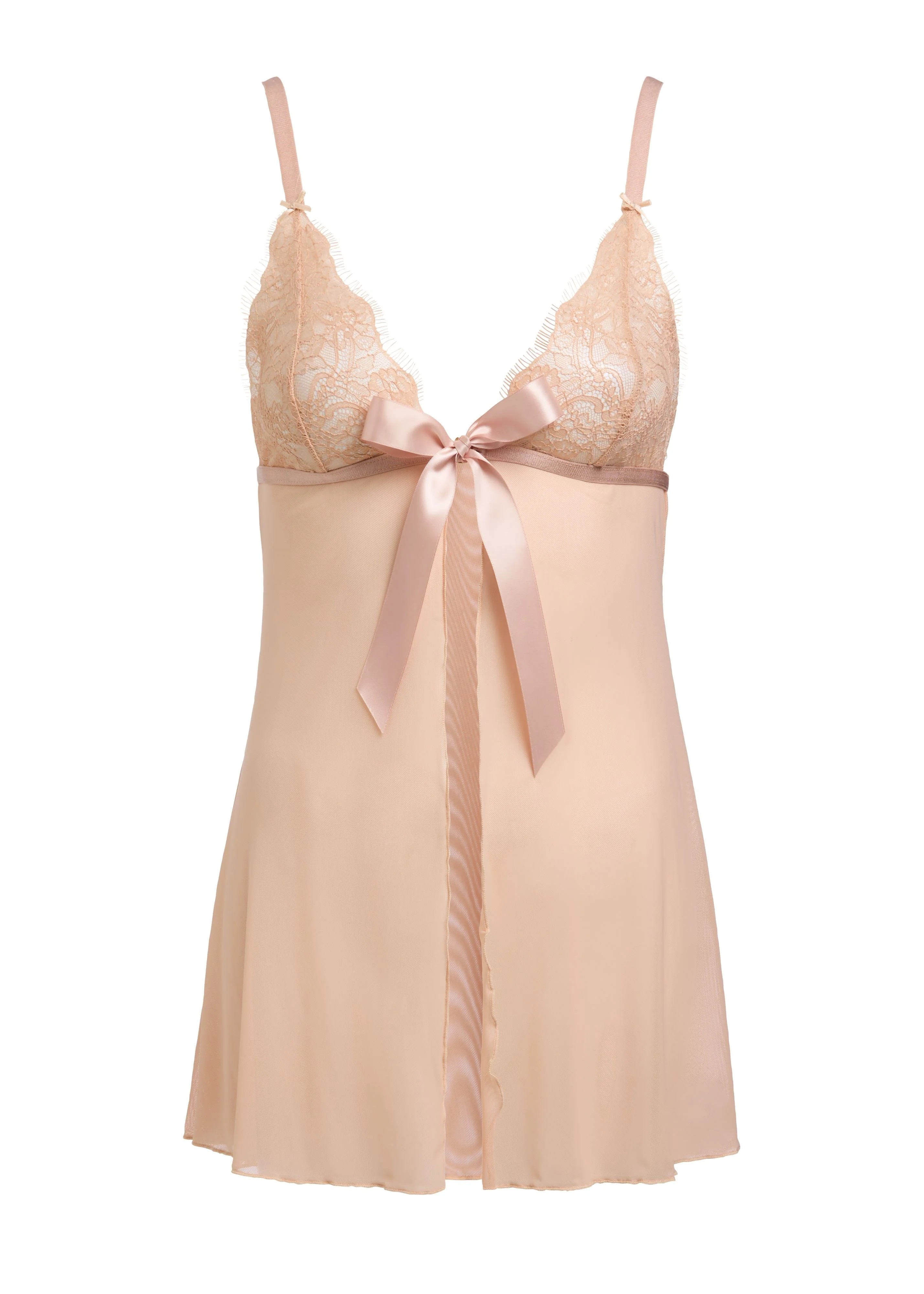 Fantacist Open Babydoll - Vintage Peach - Image 3