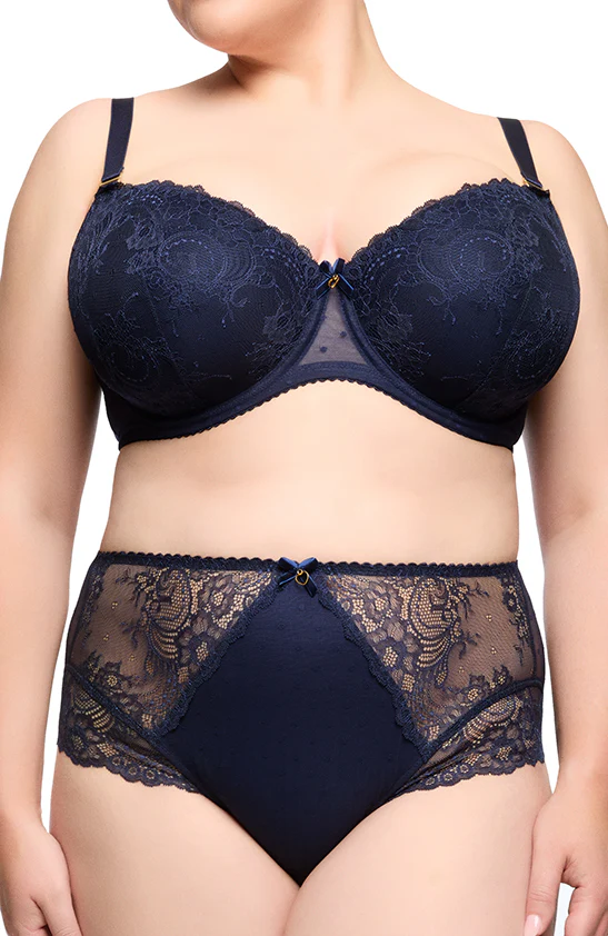 Fiamma Full Figure Plunge Bra - Navy