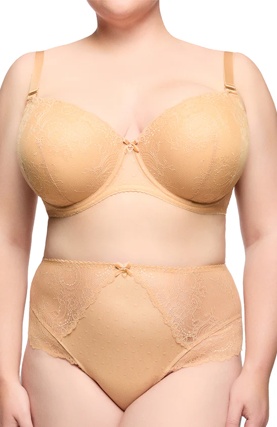 Fiamma Full Figure Plunge Bra - Sunglow