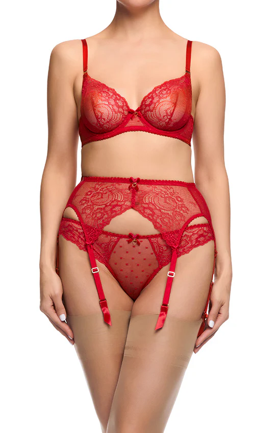 Fiamma Suspender - Rose Red - Image 3