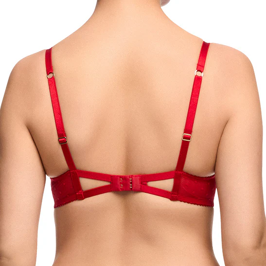 Fiamma Underwire Bra - Rose Red - Image 2