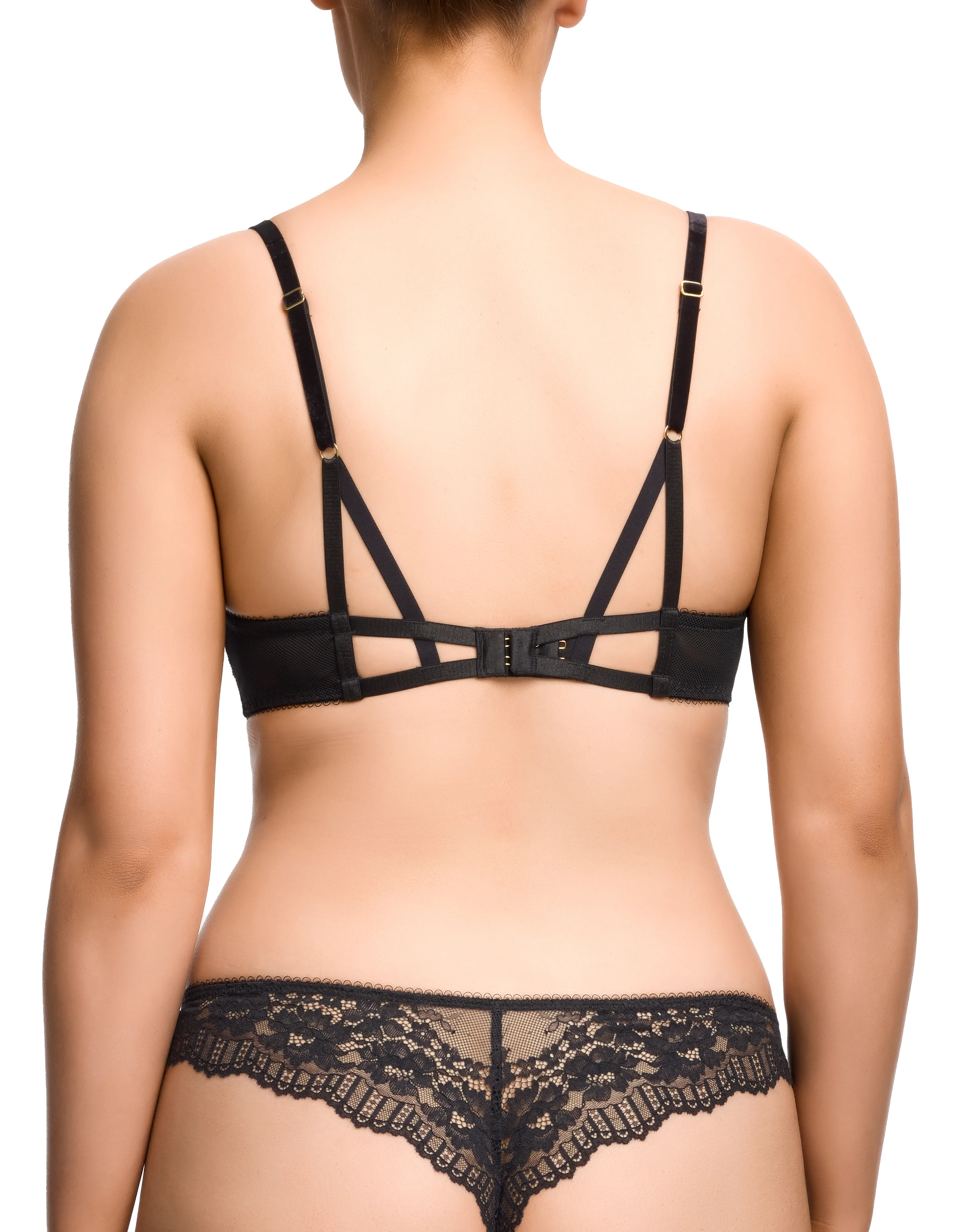 Floradora Balconette Bra - Black - Image 3