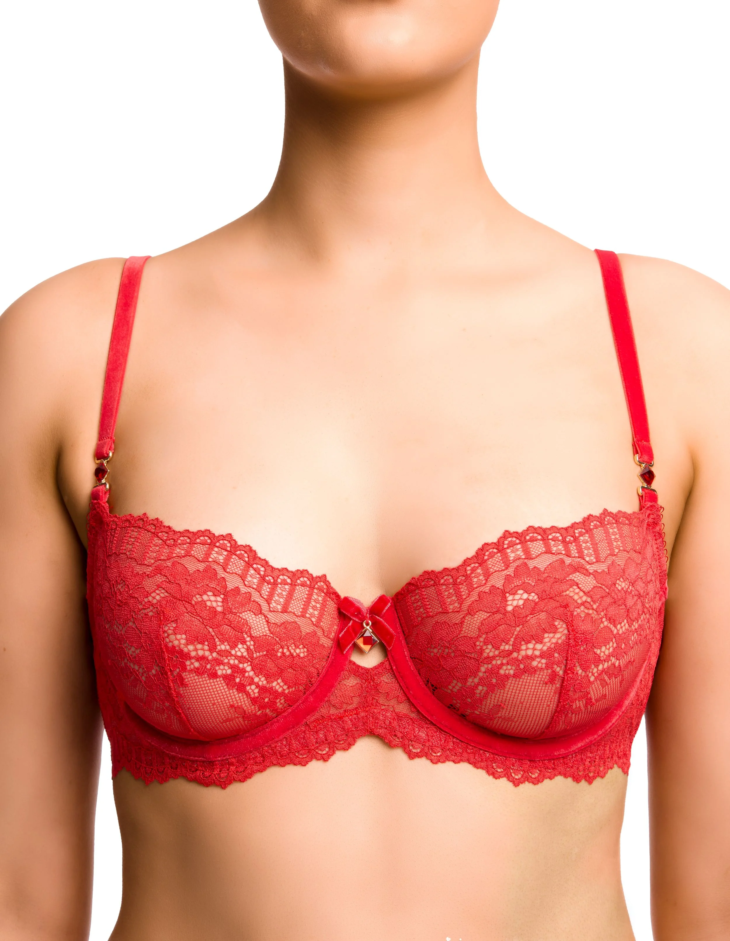 Floradora Balconette Bra - Flame - Image 3