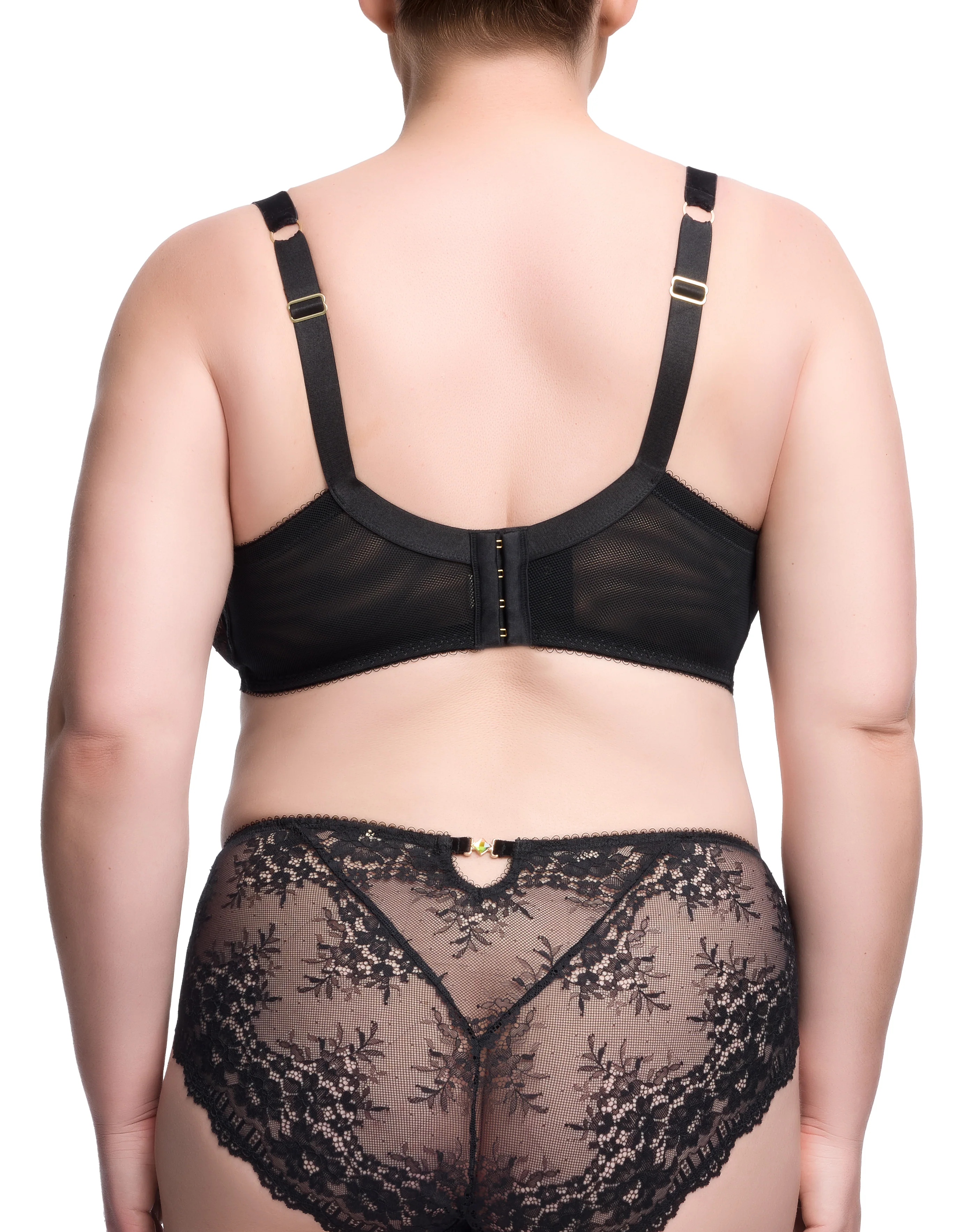 Floradora Curve Underwire Bra - Black - Image 3