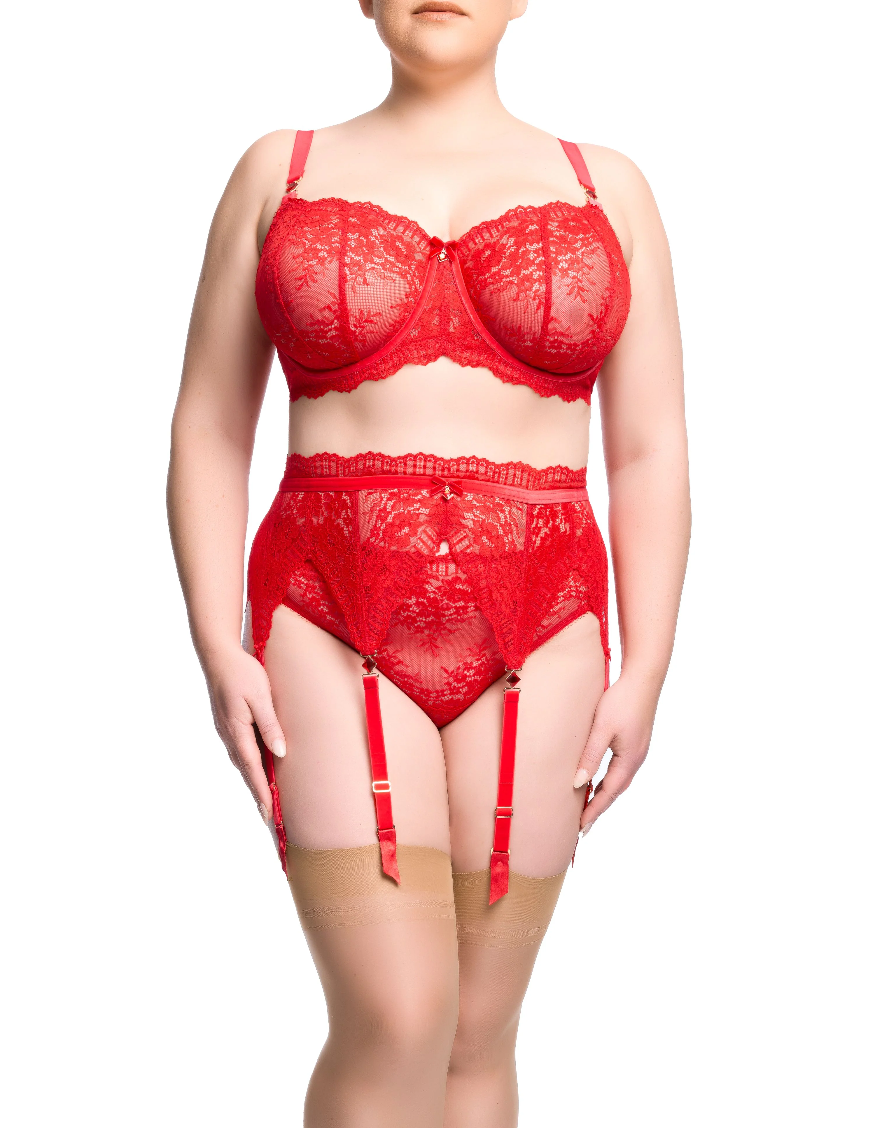 Floradora Curve  Bra - Flame - Image 3