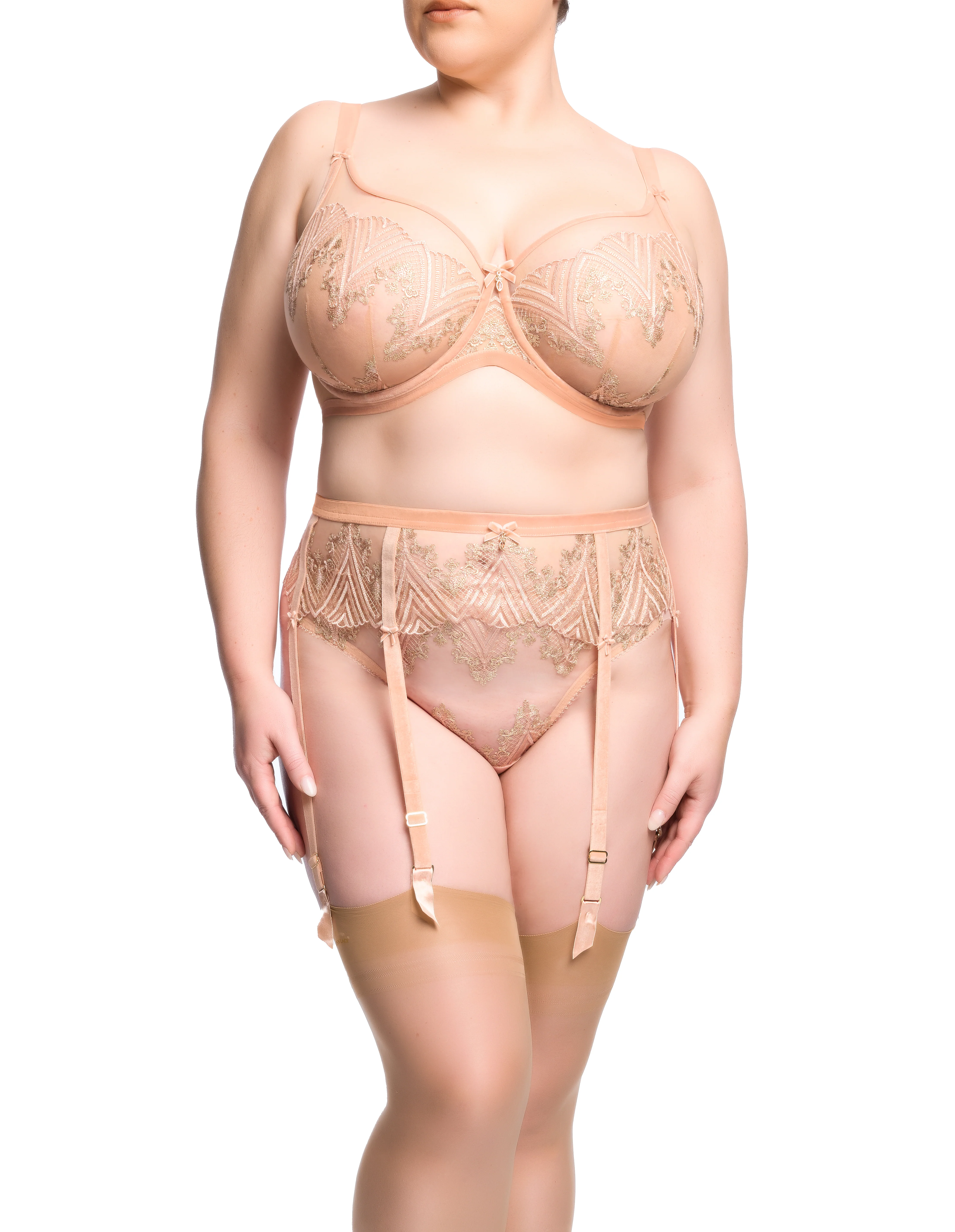 Fortunia Curve Bra - Vintage Peach - Image 3