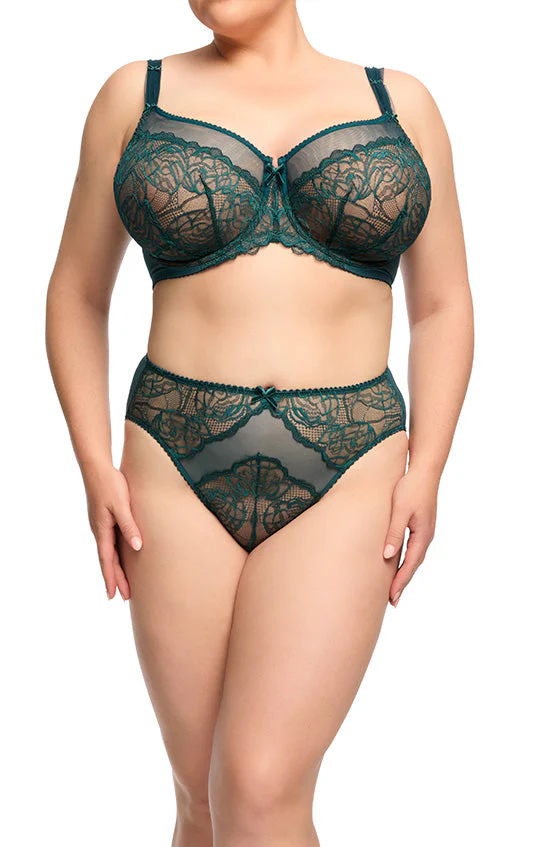 Gwendoline Hi Cut Brief - Shady Spruce - Image 3