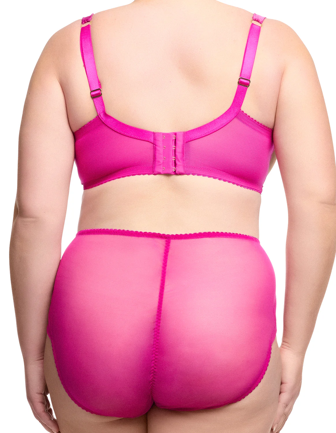 Julie's Roses Full Figure Underwire Bra - Rubine - Image 2