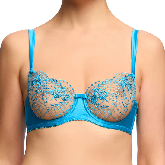 Julie's Roses Underwire Bra - Butterfly Blue