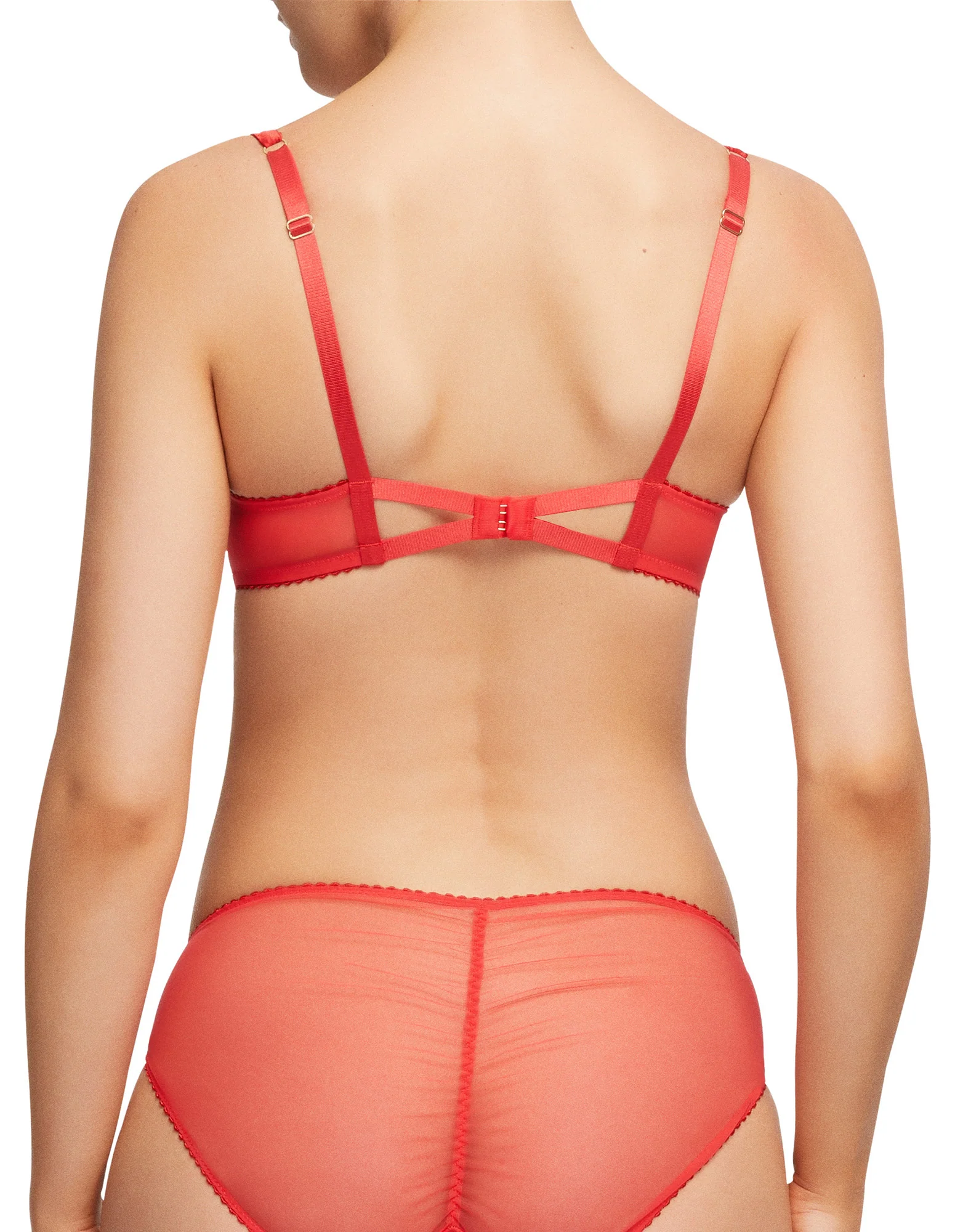 Julies Roses Underwire Bra - Rose Red - Image 2