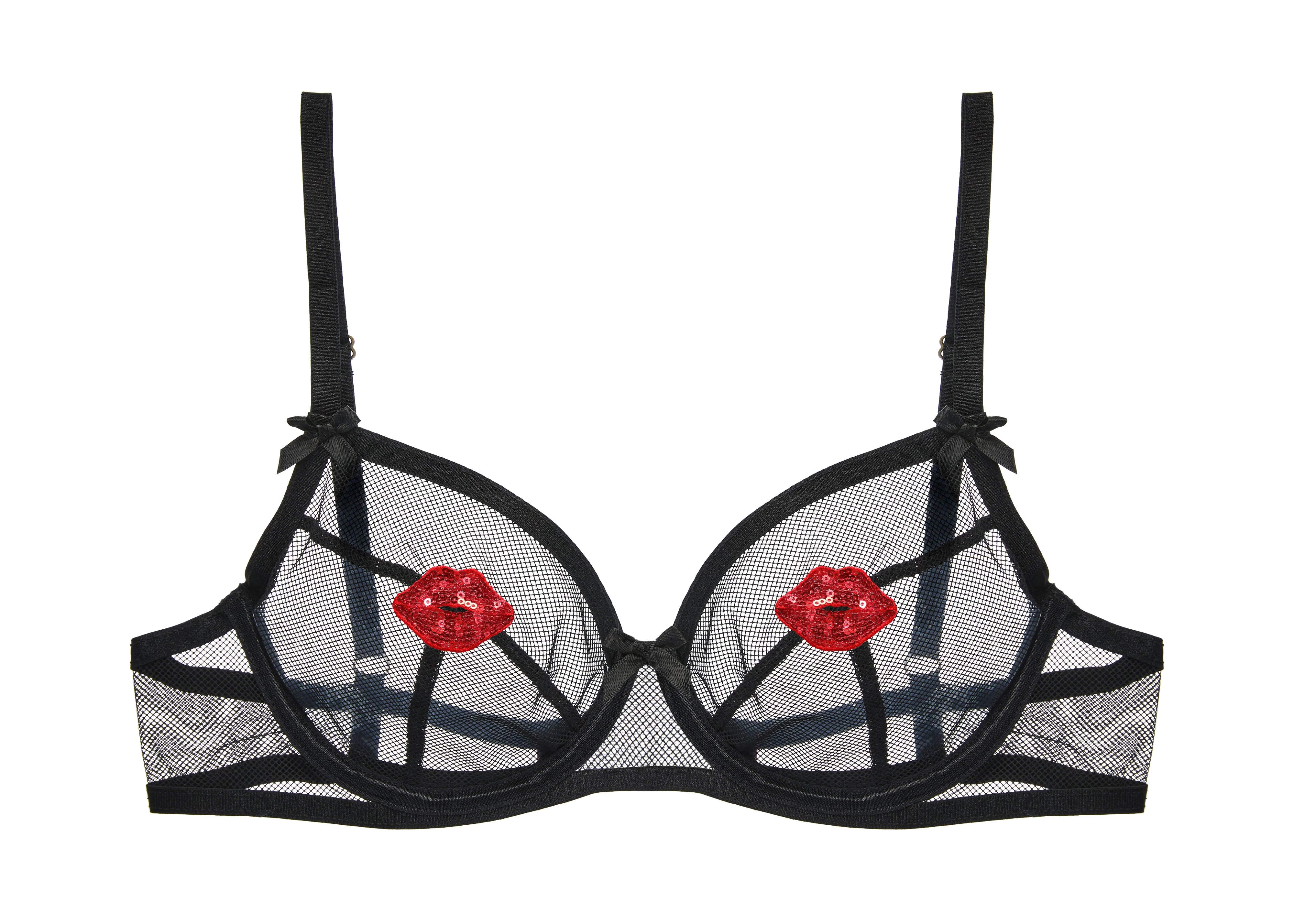 Liptrix Balconette Bra - Black - Image 4