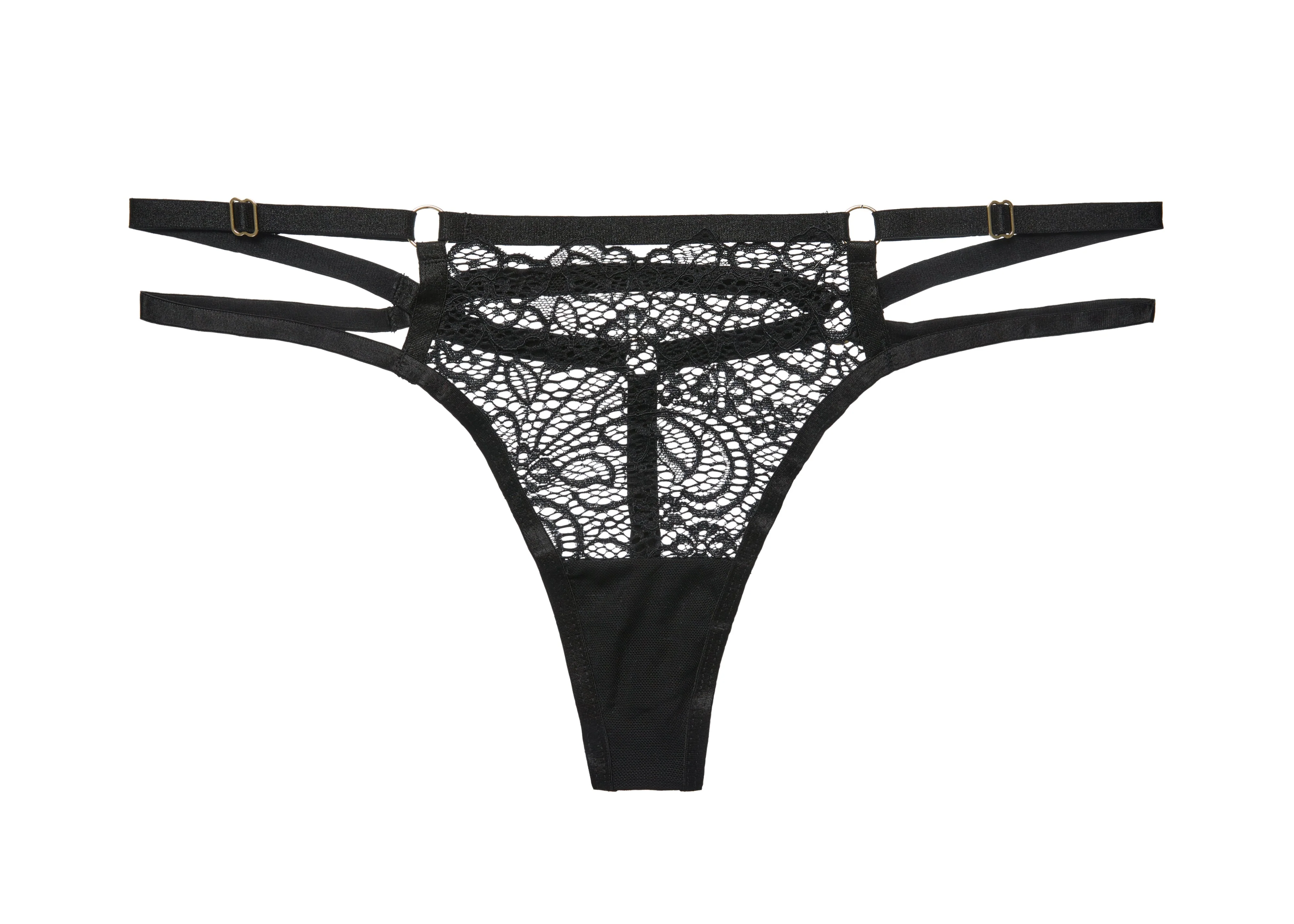 Madame XXX G-String - Black - Image 4