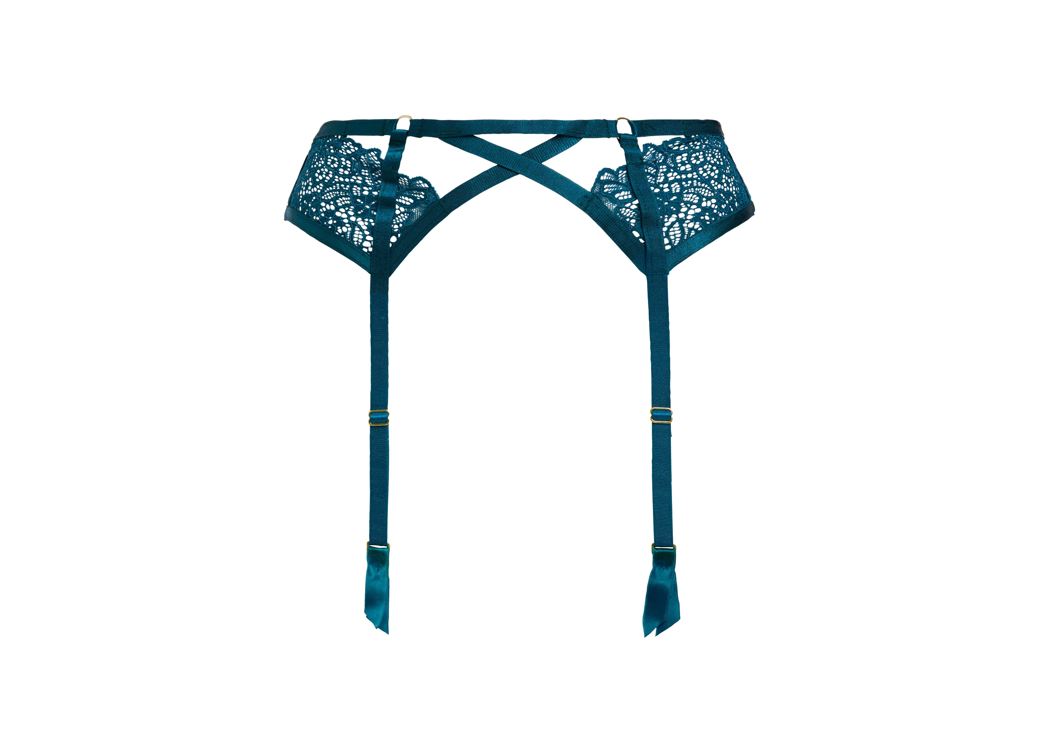 Madame XXX Suspender - Shady Spruce - Image 4