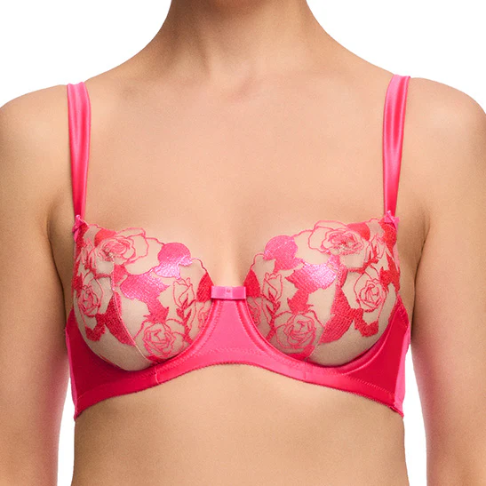 Rosabelle Underwire Bra - Pink Pizazz