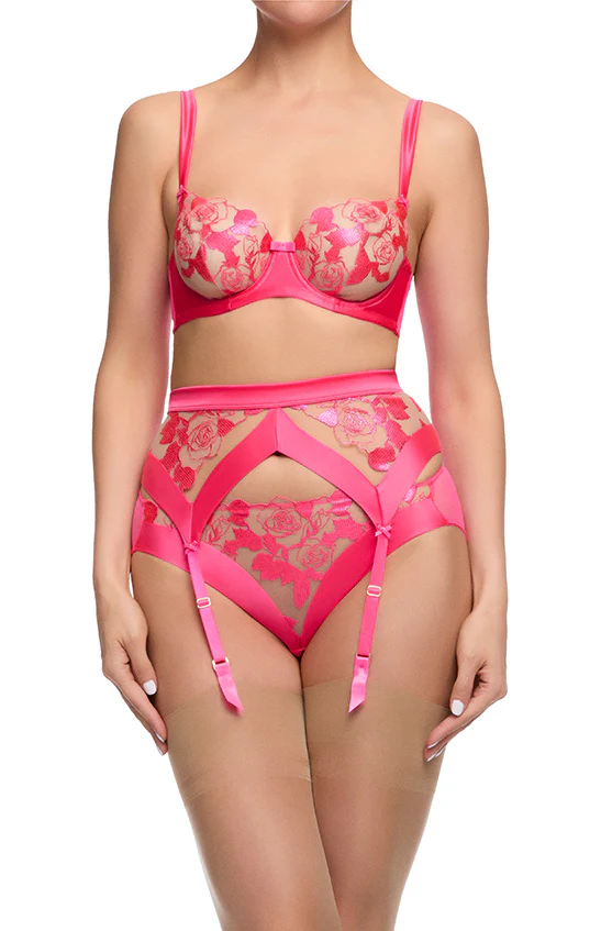 Rosabelle Underwire Bra - Pink Pizazz - Image 3