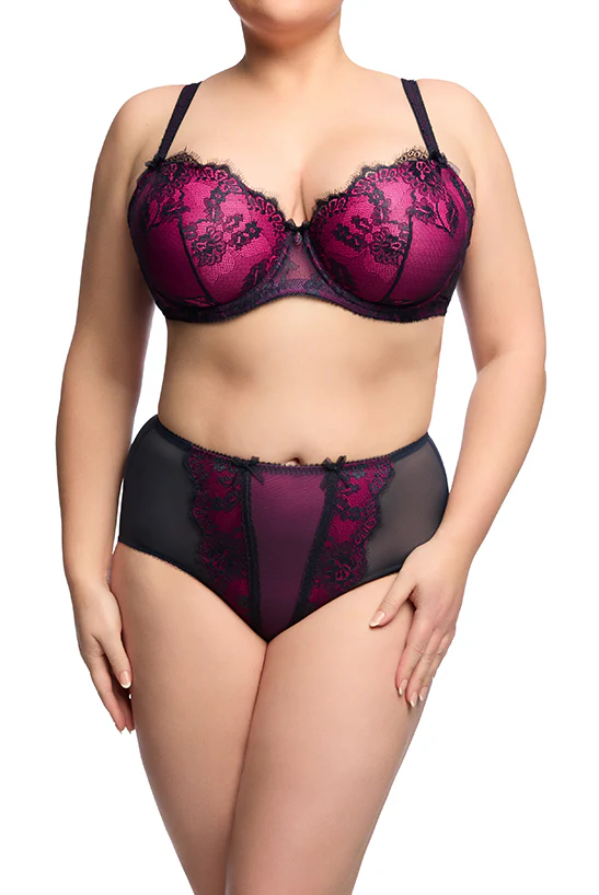 Savoir Faire Full Figure Underwire Bra - Navy - Image 3