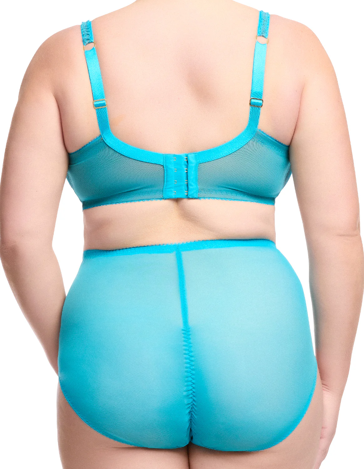 Savoir Faire Full Figure Underwire Bra - Turquoise - Image 2