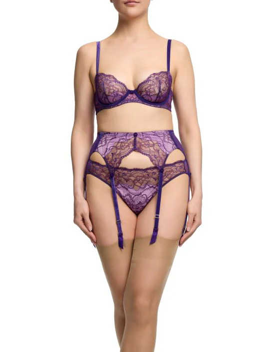 Tryst Balconette Bra - Vibrant Violet - Image 3