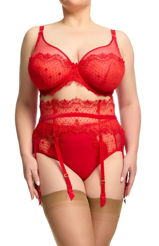 Vedette High Waist Brief - Flame - Image 3