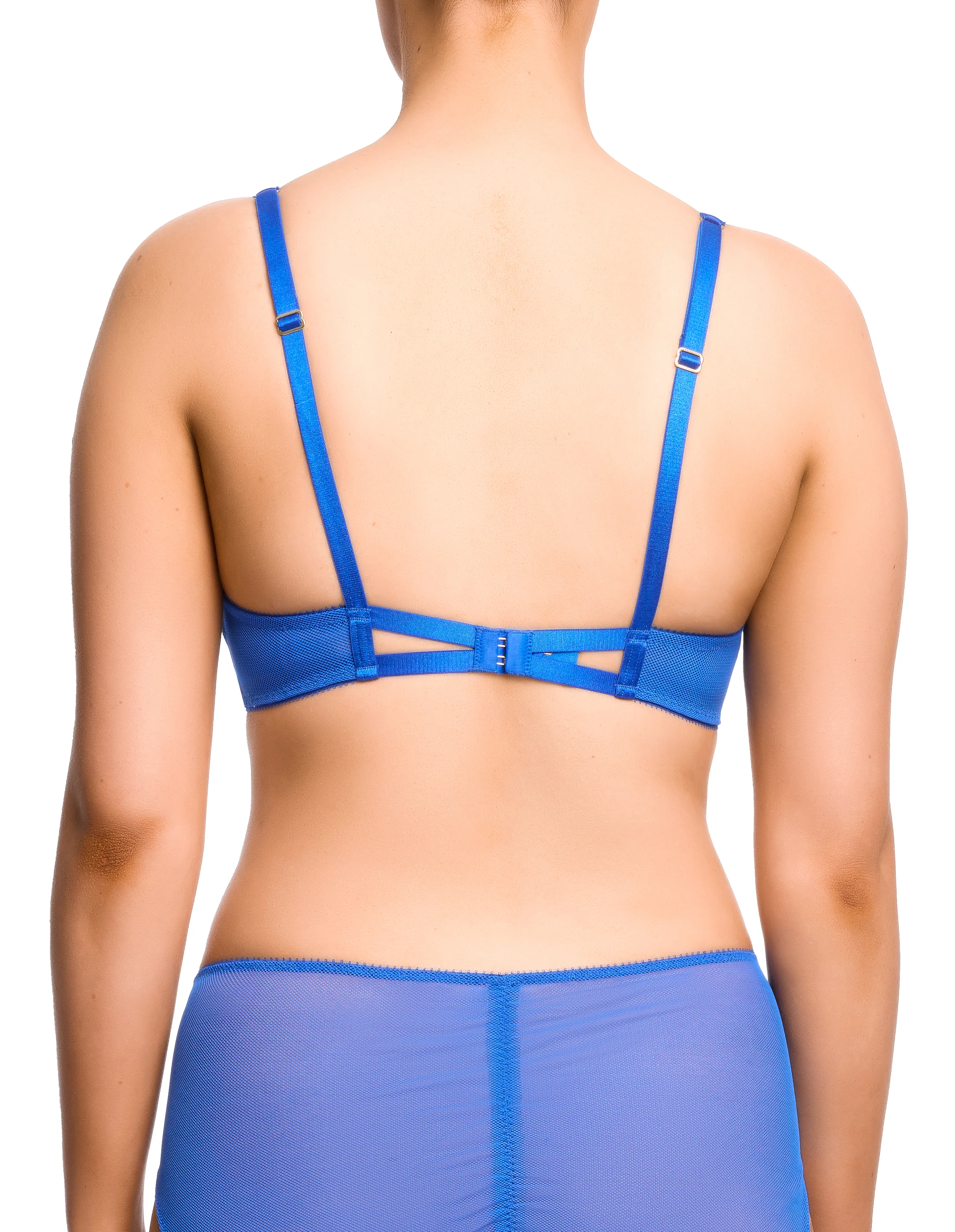Victresse Foil Underwire Bra - Electric Blue - Image 3