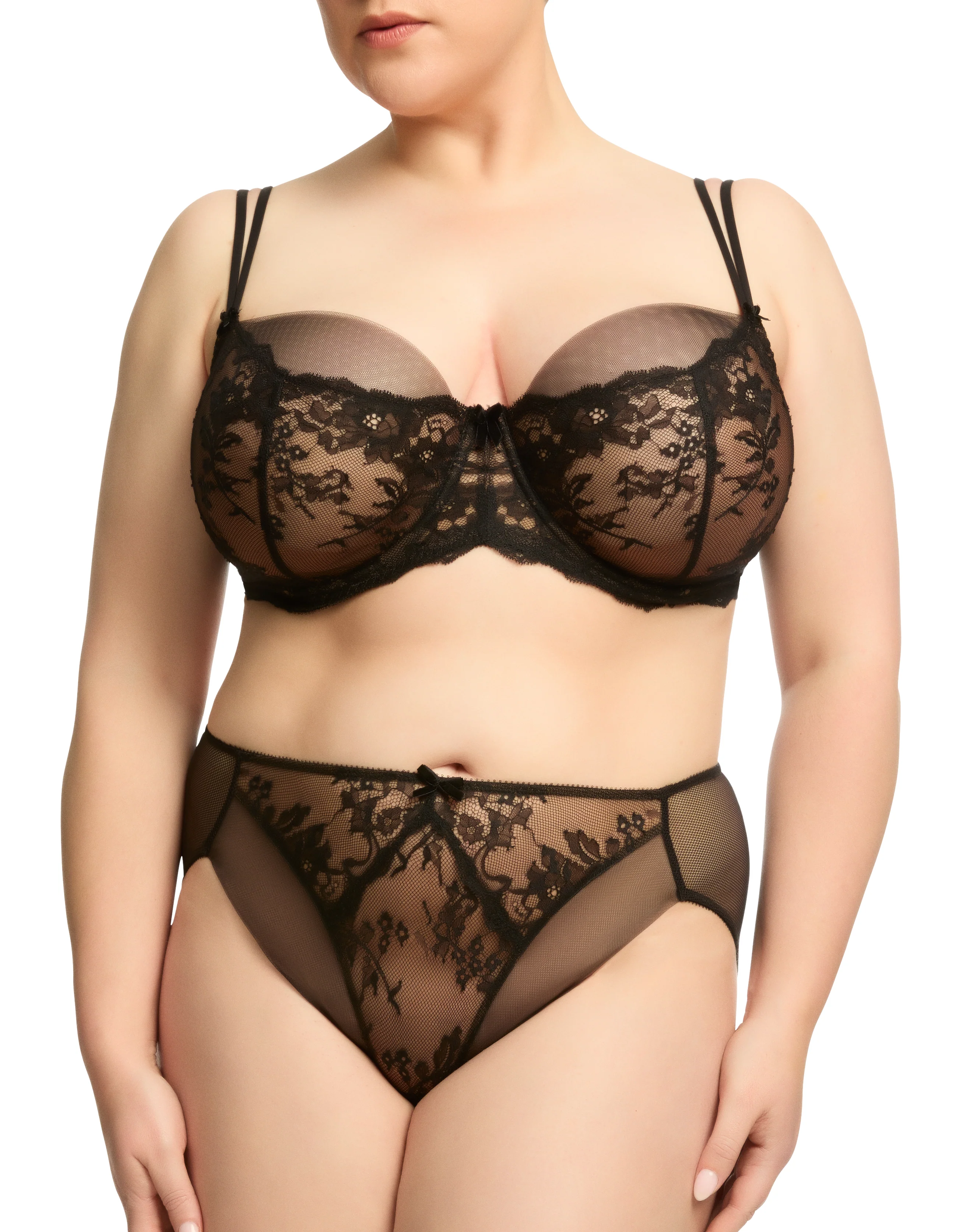 Yva Hi Cut Brief - Black - Image 3
